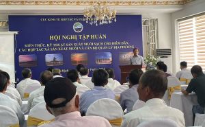Hội nghị tập huấn kiến thức, kỹ thuật sản xuất muối sạch cho diêm dân, các hợp tác xã sản xuất muối và cán bộ quản lý muối các tỉnh, thành phố ở miền Bắc từ ngày 25-26/9/2023 tại tỉnh Nam Định Hội nghị tập huấn kiến thức, kỹ thuật sản xuất muối sạch cho diêm dân, các hợp tác xã sản xuất muối và cán bộ quản lý muối các tỉnh, thành phố ở miền Bắc từ ngày 25-26/9/2023 tại tỉnh Nam Định